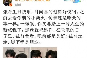 刘耀文零点庆生张真源，兄弟情深甜翻全网